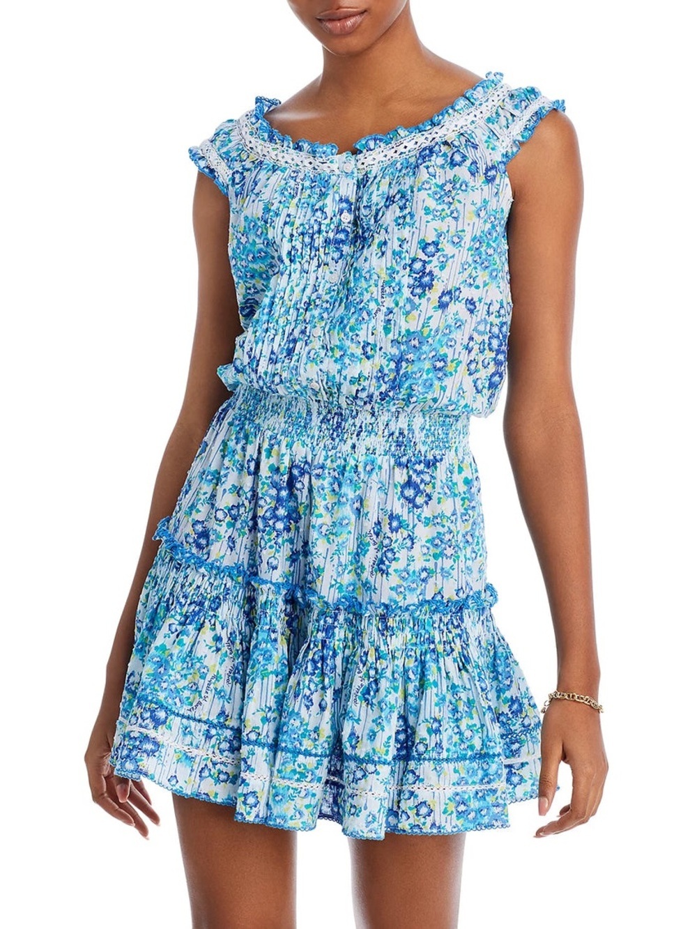 NWT POUPETTE ST. BARTH ALBA COTTON FLORAL PRINT MINI DRESS